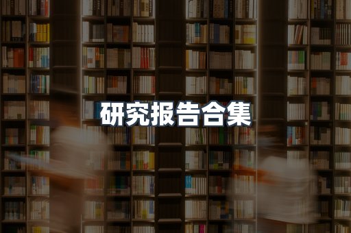 研究报告合集